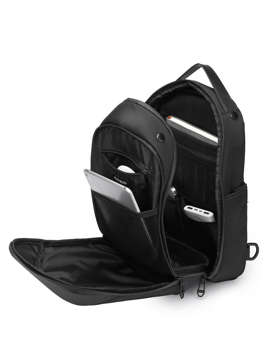Men's Large Capacity Waterproof High Sense Business Men's Chest Bags