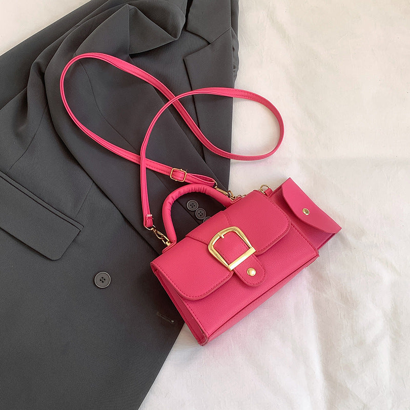 Women's Candy Color Summer Simple Retro Trendy Western Shoulder Bags