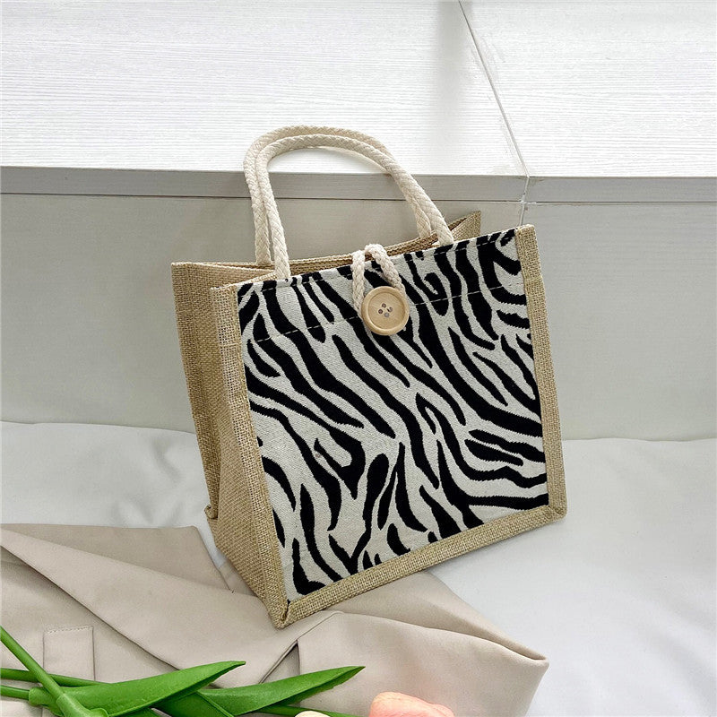 Women's Portable Cloth Lunch Box With Rice Bags