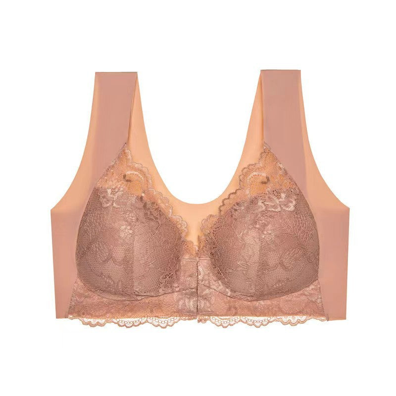 Women's Closure Wireless Push Up Small Lace Everyday Bras