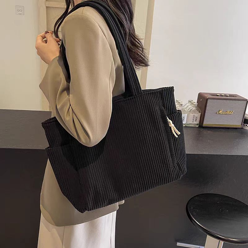 Women's Creative Corduroy One Shopping Advanced Shoulder Bags