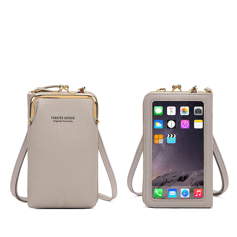 Women's Trendy Mini Touch Screen Cell Winter Ladies Wallets