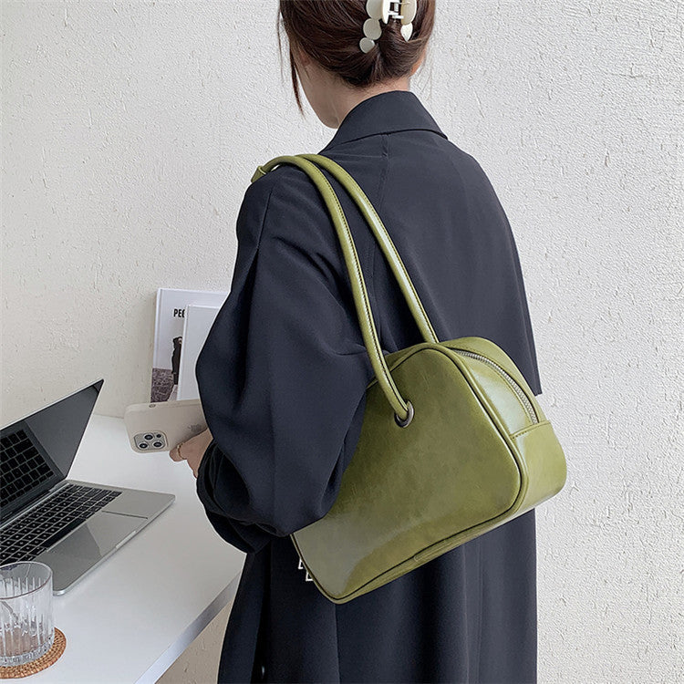 Women's Simple Large Capacity High Sense Leather Handbags