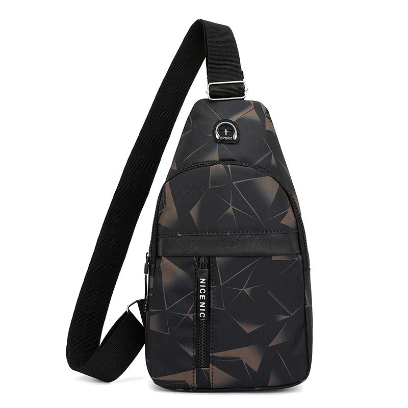 Classic Fashion Korean Style Lightweight Couple Men's Chest Bags