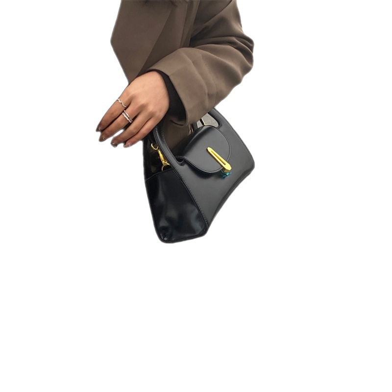 Durable Women's Feeling Black Hot Underarm Handbags