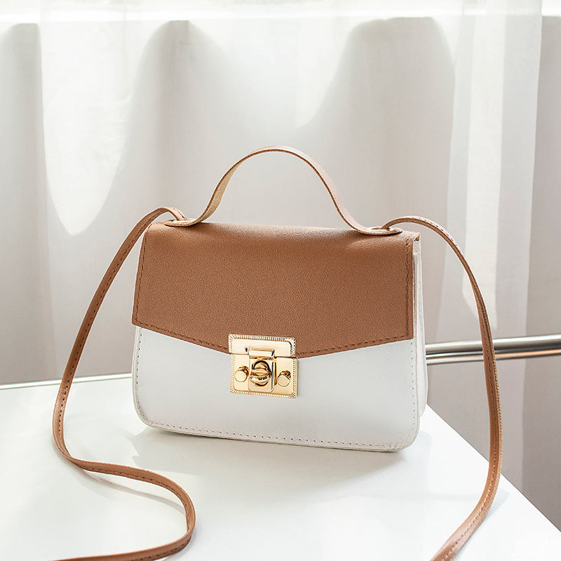 Women's Fashion Color Contrast Sweet Drawstring Bags