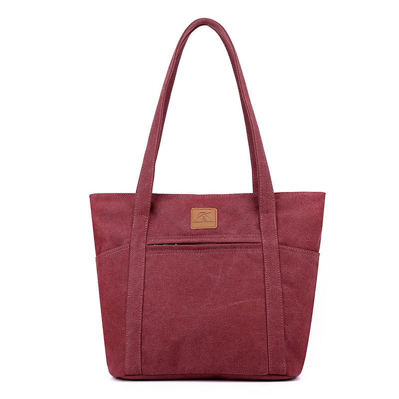 Women's Fashionable Simple Korean Style Large Capacity Shoulder Bags