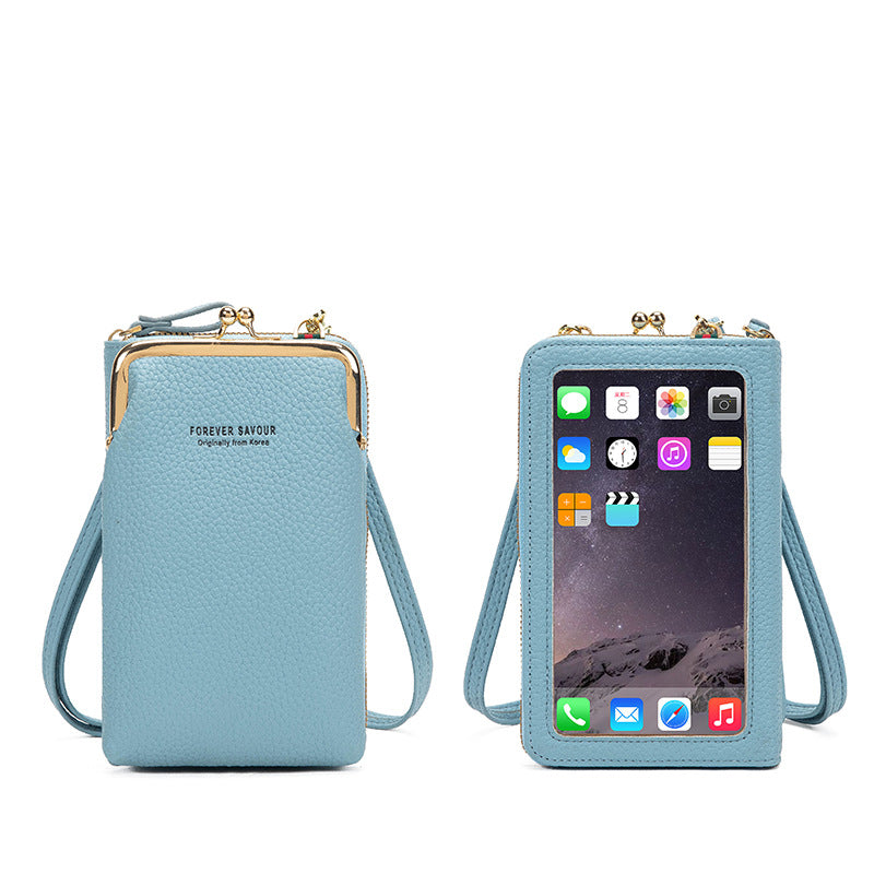 Women's Trendy Mini Touch Screen Cell Winter Ladies Wallets