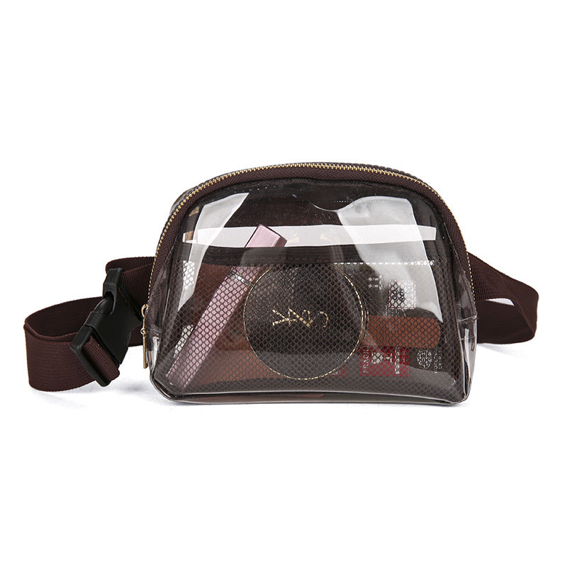 Pretty Women's Transparent Summer White Ditch Bags