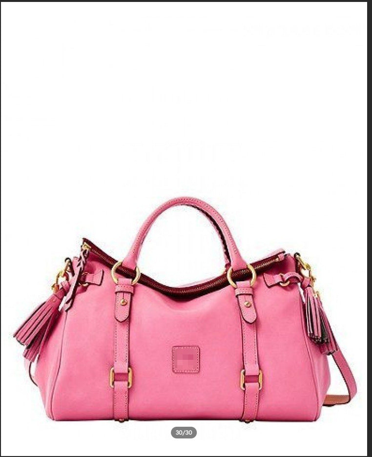 Women's Retro Work Plant Soft Hand-held Commuter Crossbody Bags