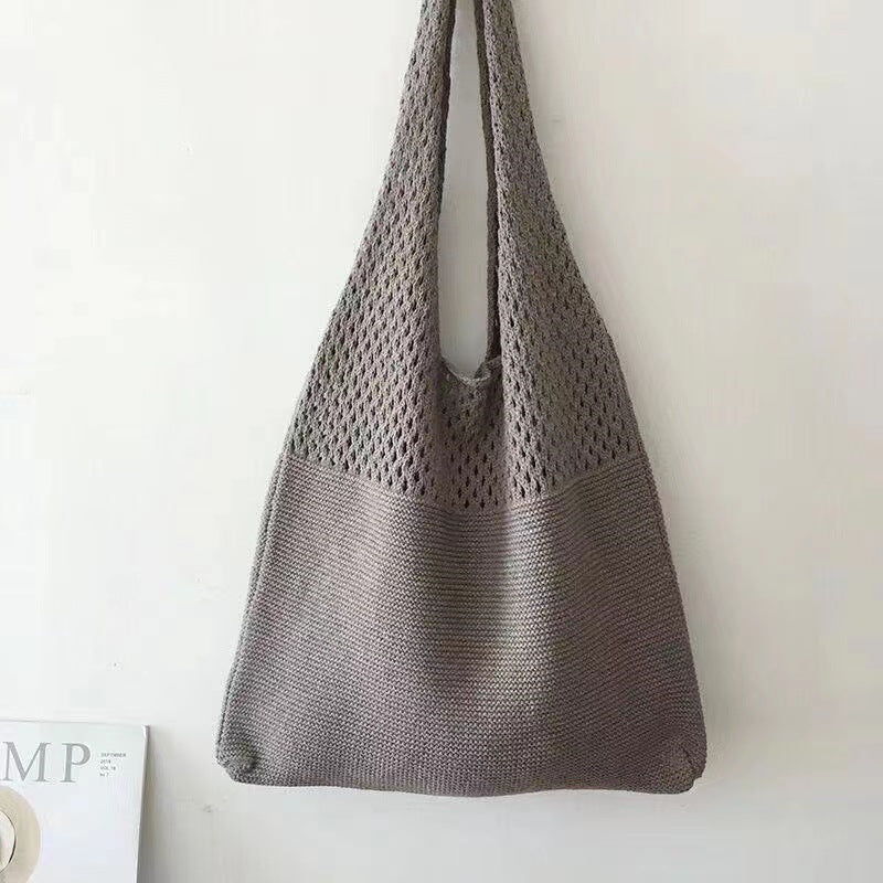 Knitted Fashion Vintage Large Capacity Totes Shoulder Bags
