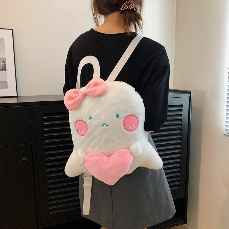 Casual Plush Cartoon Cute Clow Gift Backpacks