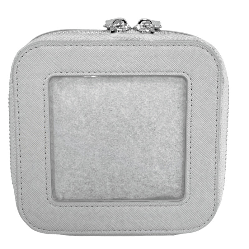 Transparent Portable Compact Cosmetics Storage Box Bags