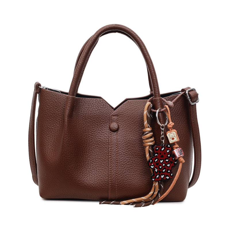 Women's Large Capacity Retro Simple Portable Leisure Women's Shoulder Bag