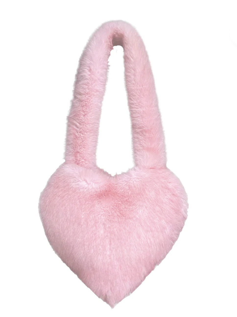 Sweet Cool Fairy Pink Heart Portable Hot Imitation Handbags