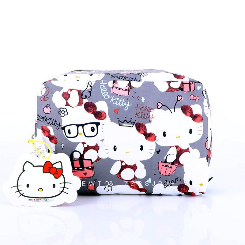 Name Cartoon Horizontal Printing Female Makeup Crossbody Bags