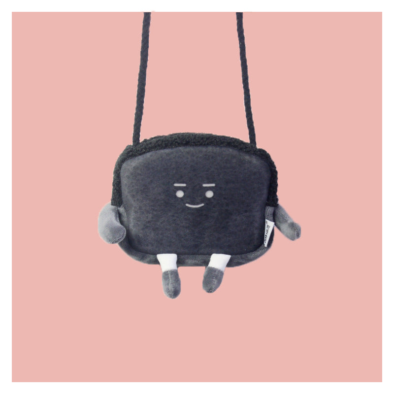 Toast Bread Cute Cartoon Personal Creative Coin Purses