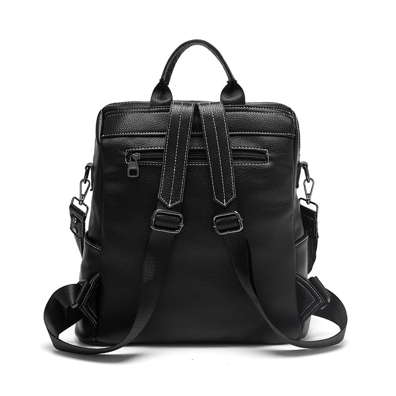 Women's High-grade Leather Fashion Trendy Western Style Super Backpacks