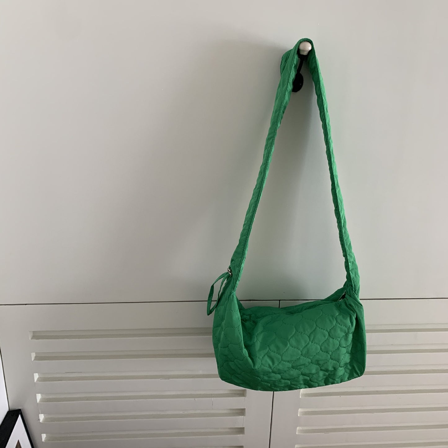 Women's Korean Style Embroidered Plaid Dumpling Pleated Crossbody Bags