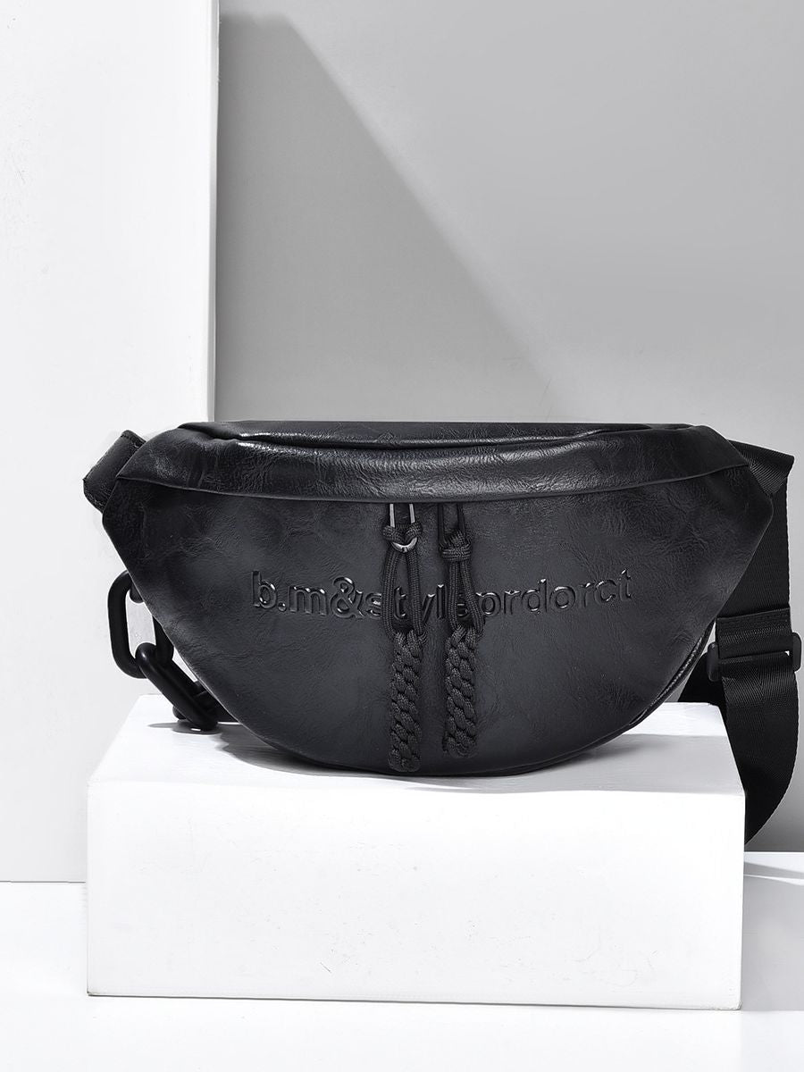 Women's Simple Leisure Chain Black Portable Niche Crossbody Bags
