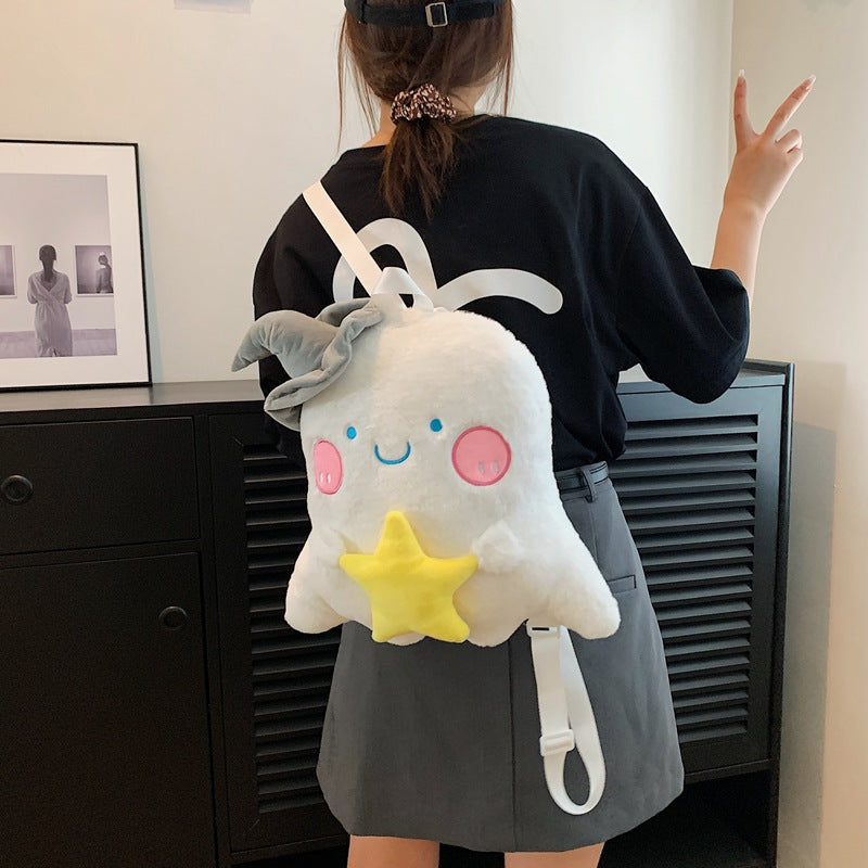 Popular Plush Cartoon Cute Clow Gift Backpacks