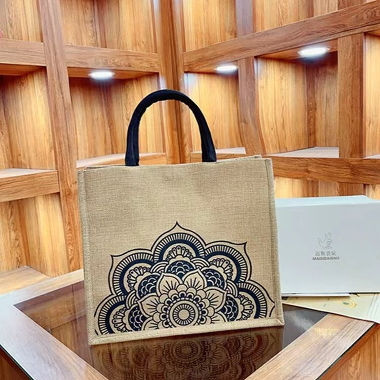 Sack Geometric Retro Simple Outing Shopping Korean Shoulder Bags