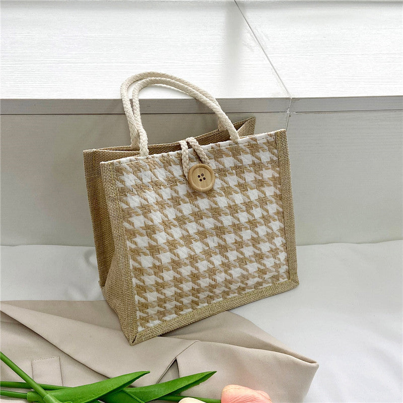 Women's Portable Cloth Lunch Box With Rice Bags