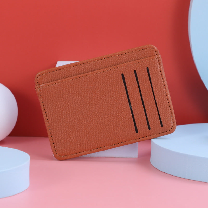 Women's Multiple Slots Clamp Bank Bus Candy Card Holder