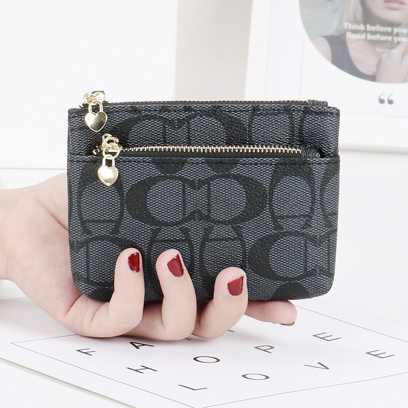 Beautiful Women's Zipper Clutch Mini Short Coin Purses