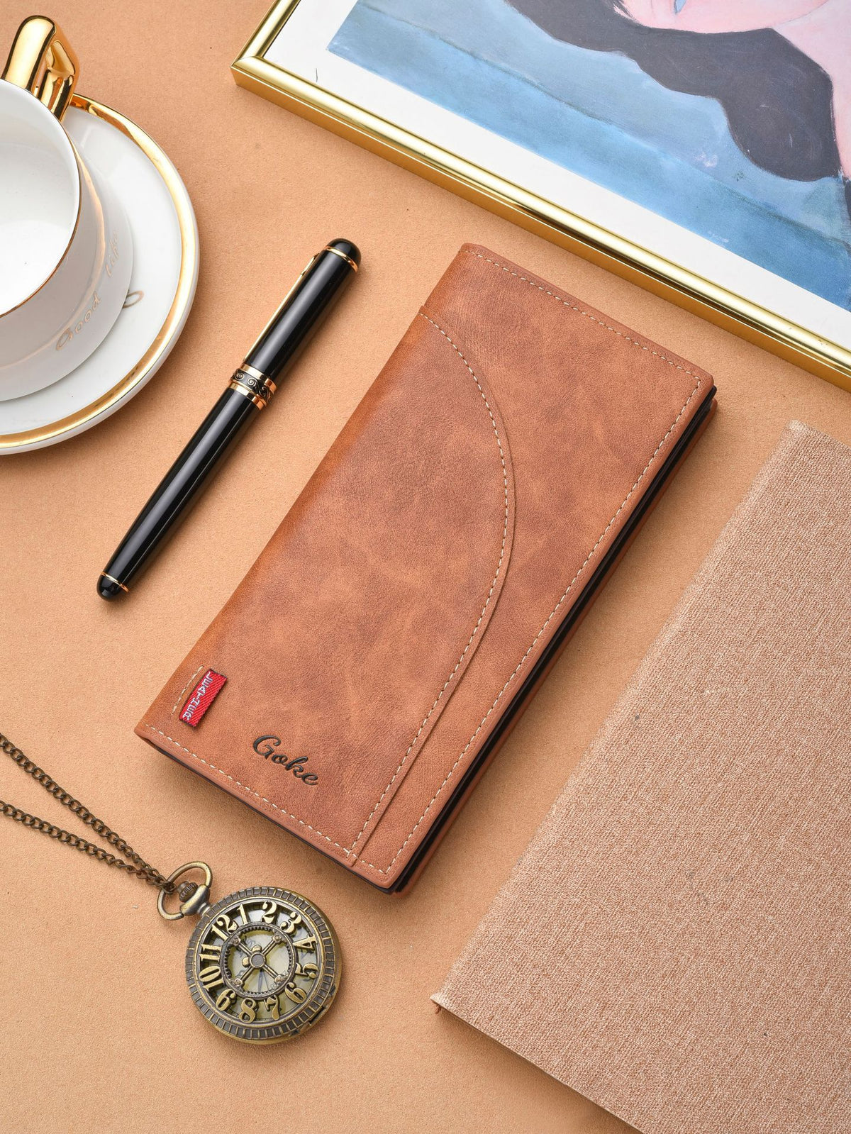 Men's Long Business Large Capacity Retro Fashion Men's Wallets