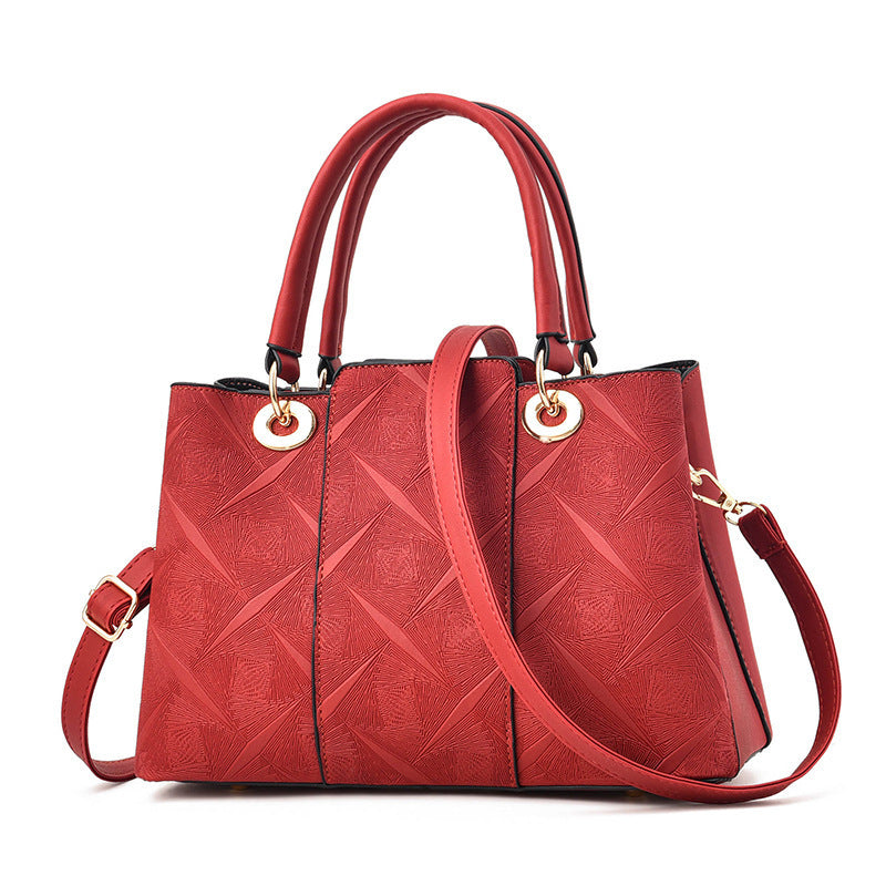Women's Graceful Cool Popular Trendy Embossed Handbags