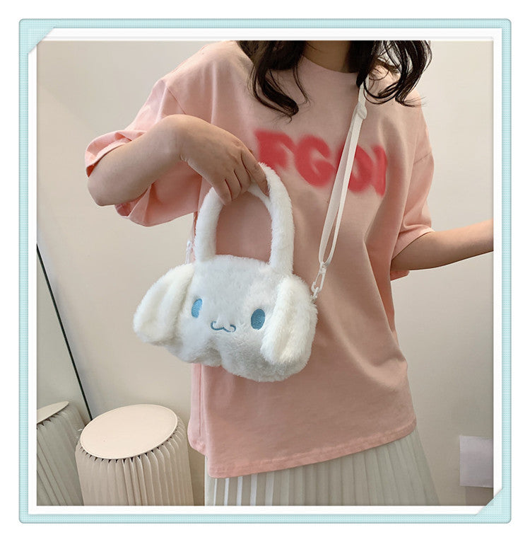 Elegant Women's Plush Clow Make-up Cute Bags