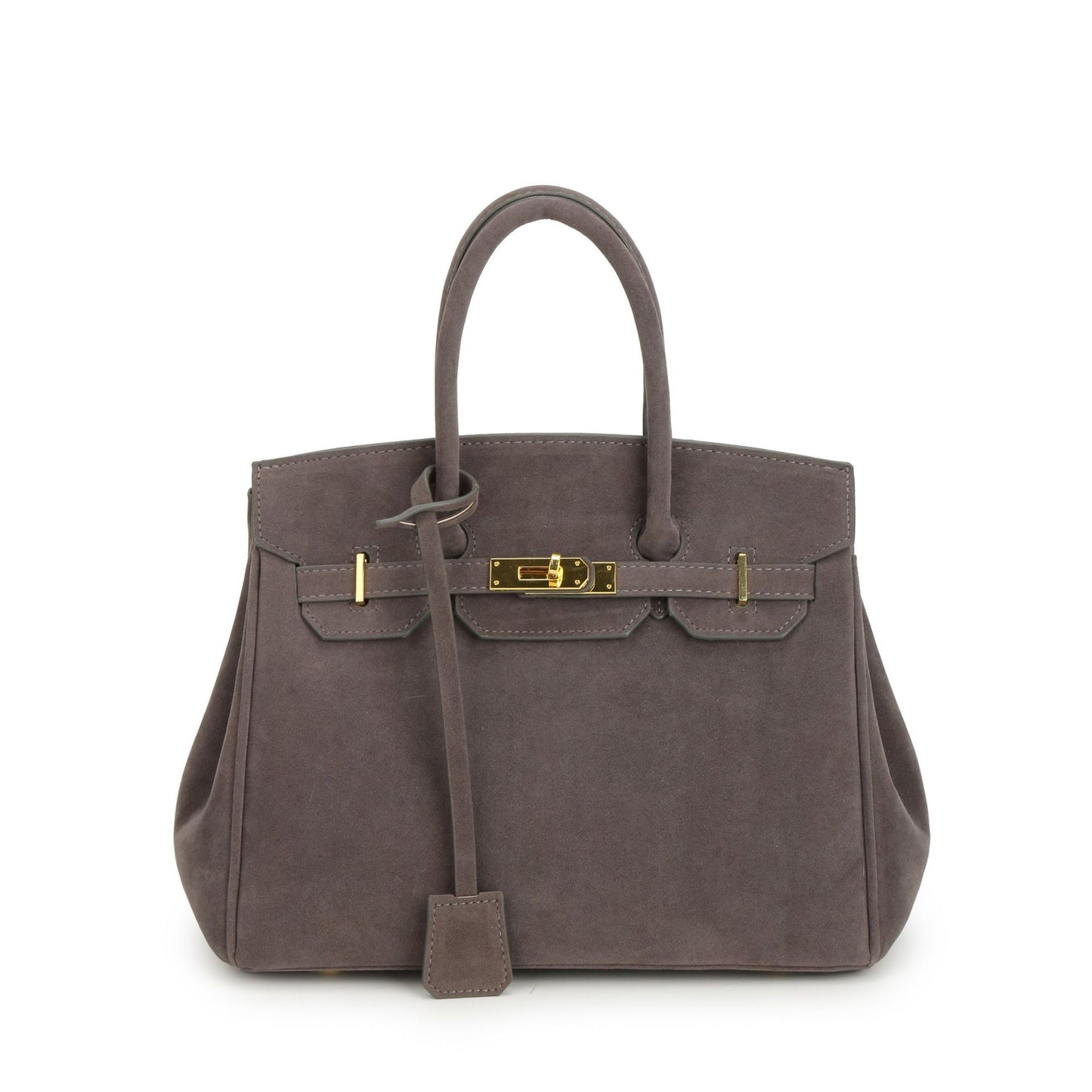 Women's Retro Trendy Kelly Advanced Texture Suede Shoulder Bags