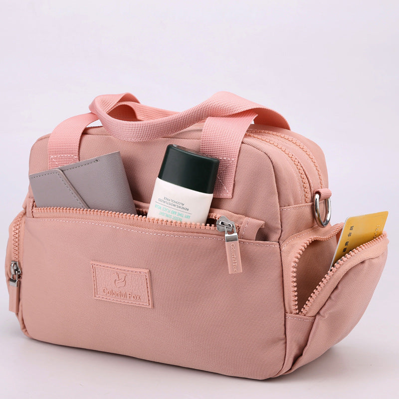 Women's Large Capacity Waterproof Simple Fashion Nylon Handbags