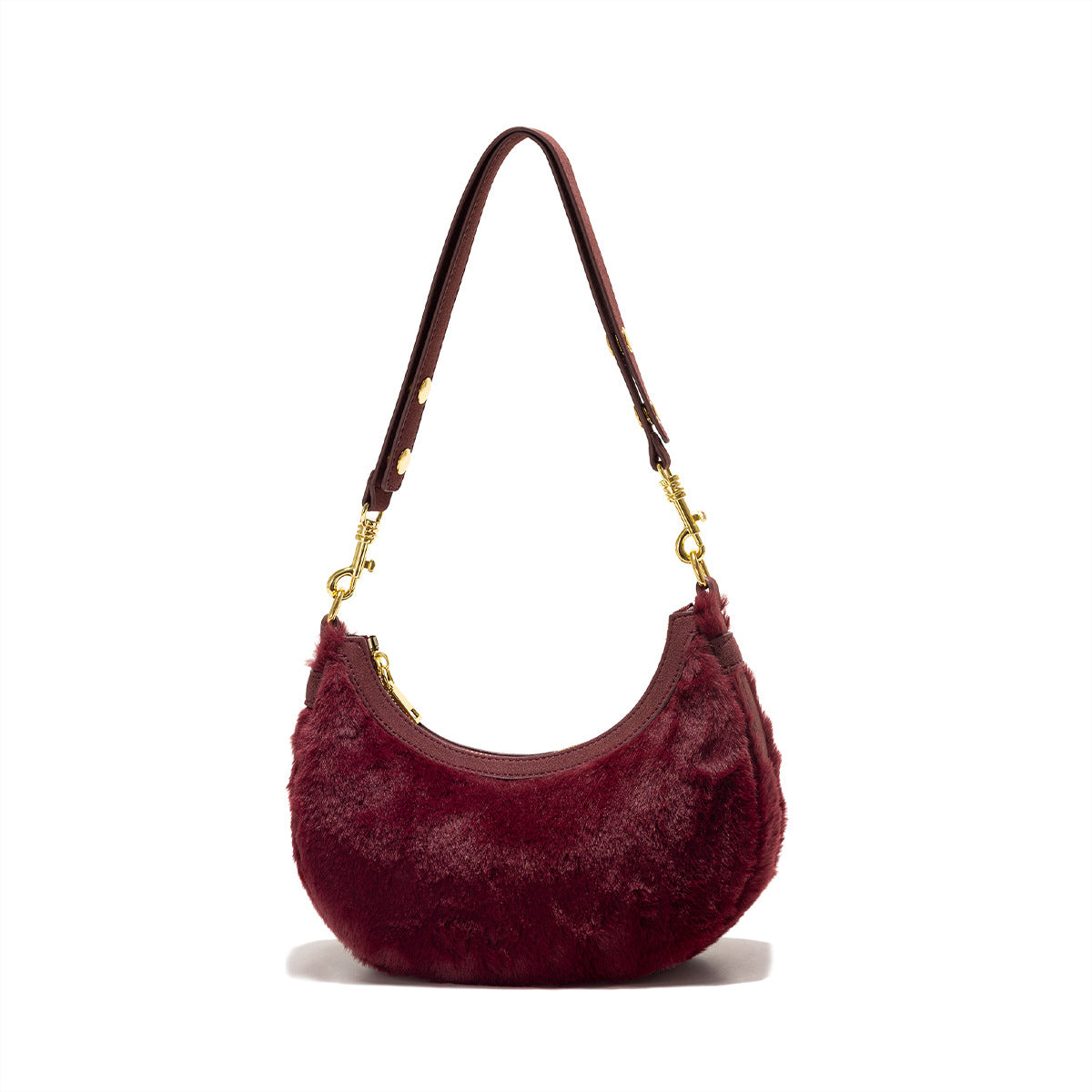 Winter Niche Plush Underarm Selenodont High-grade Bags