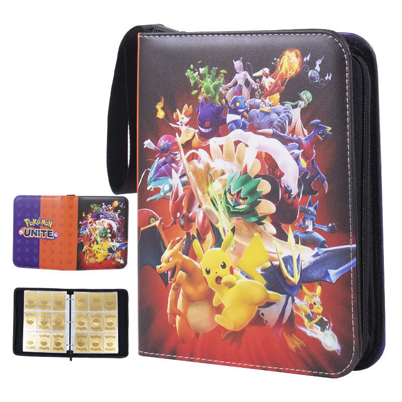 Magic Binder Grid Game Cartoon Favorites Card Holder