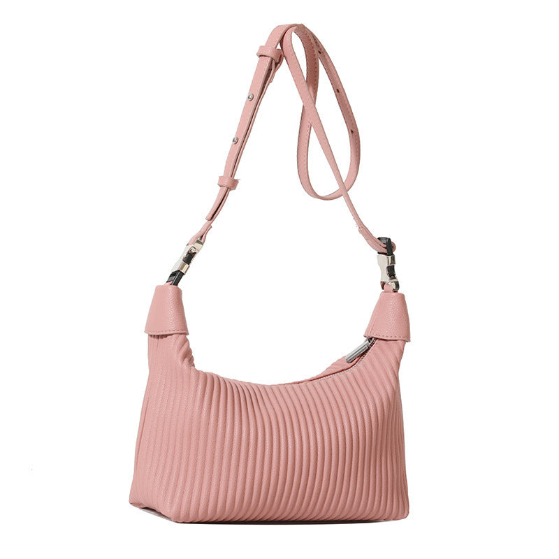 Women's Niche Fashion Portable High-grade Plaid Underarm Shoulder Bags