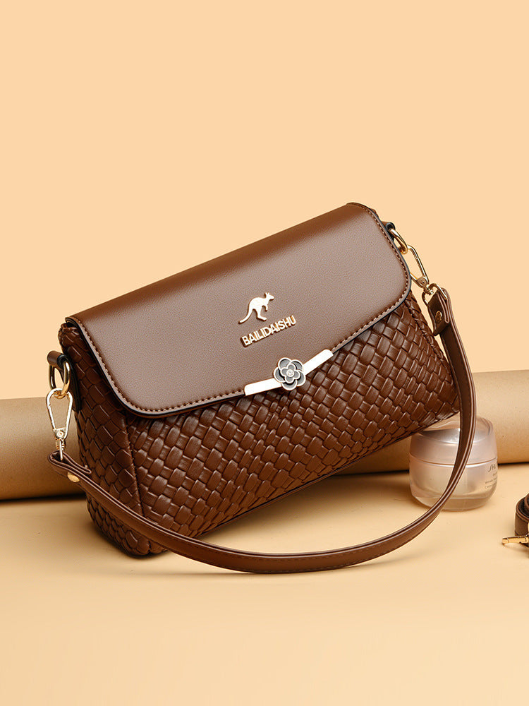 Classy New Women's Woven Mom Fashion Crossbody Bags