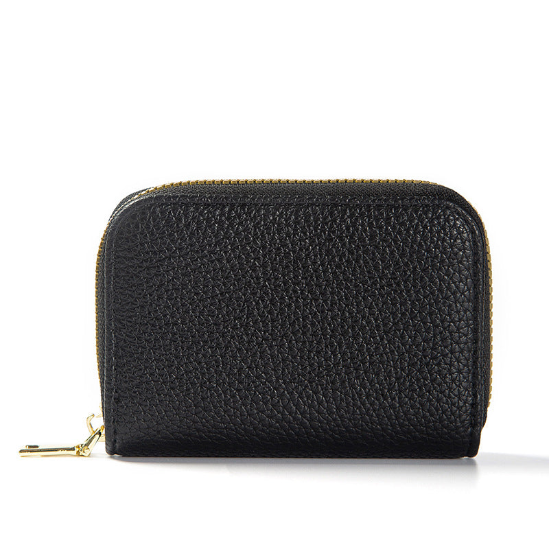 Attractive Swiping Expanding Multiple Slots Zipper Purses