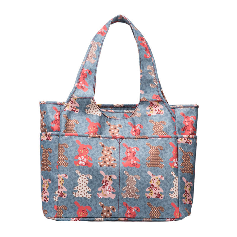 Women's Printed Fashion Versatile Large Capacity Oxford Handbags