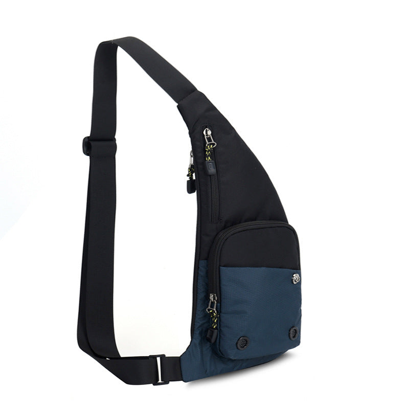 Women's & Men's Style Trendy Contrast Color Waterproof Fashion And Men's Chest Bags