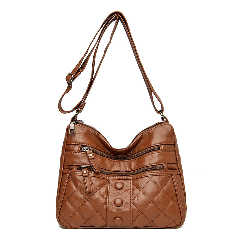 Women's Graceful Soft Surface Fashion Mom Crossbody Bags