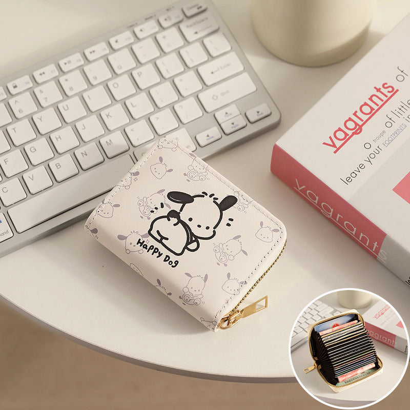 Women's Pacha Dog Cartoon Personalized Minority Large Card Holder