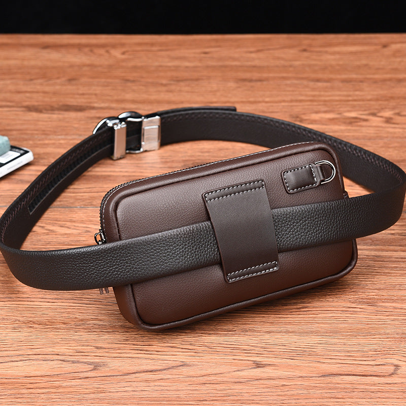 Men's Kangaroo Wear Large Capacity Human Handbags