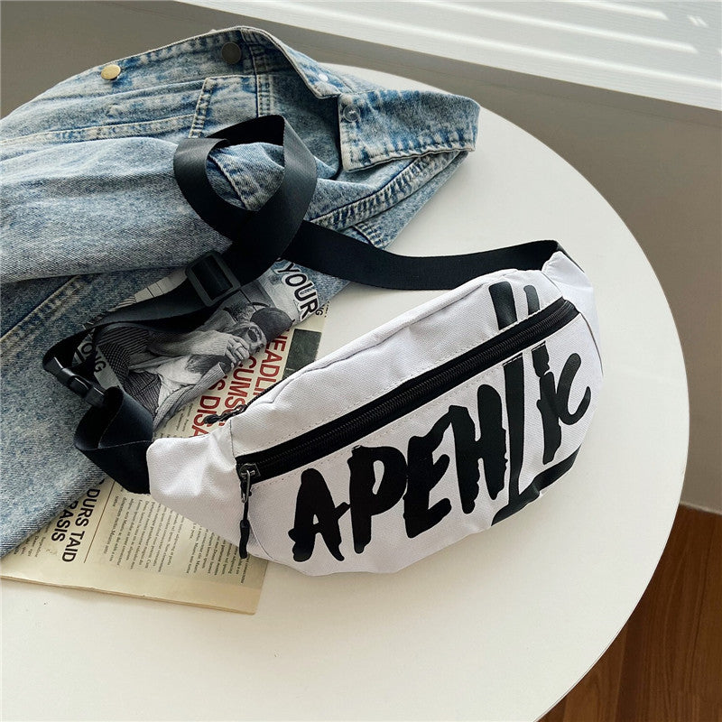 Women's & Men's & Trendy Motorcycle Korean Style Men's Chest Bags