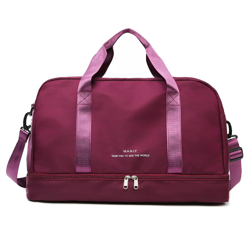 Women's & Men's & Large Capacity Short Business Trip Lightweight Dry Travel Bags