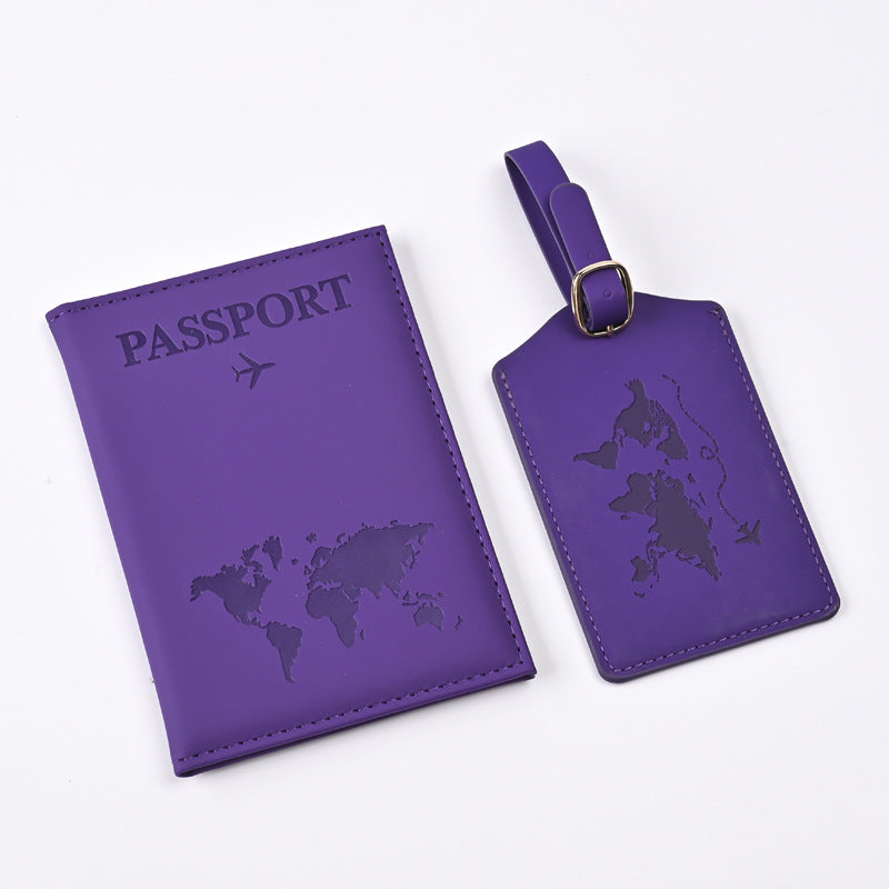 Change Map Style Passport Cover Tag Card Holder