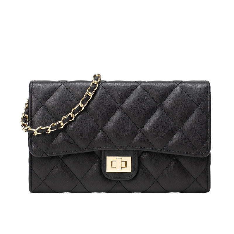 Women's Rhombus Chain Classic Style Niche High Crossbody Bags