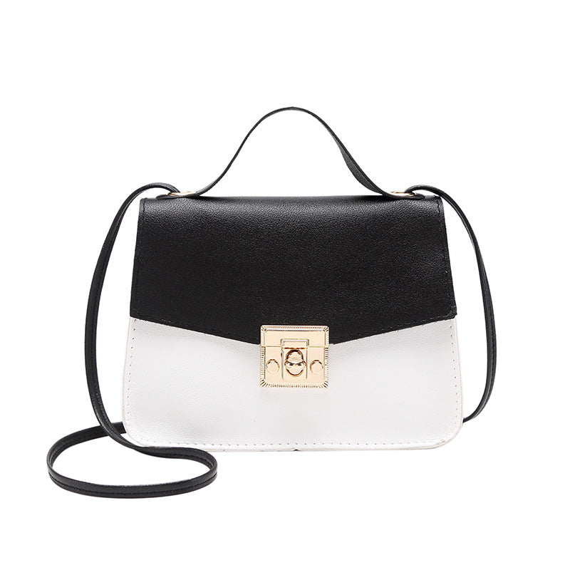 Women's Fashion Color Contrast Sweet Drawstring Bags