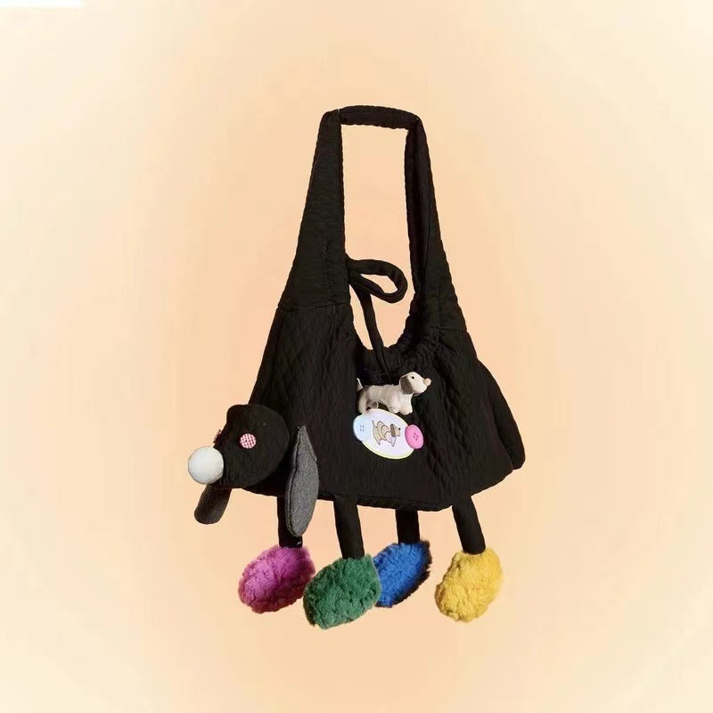 Cloud Jumping Doll Pendant Cute Handmade Shoulder Bags